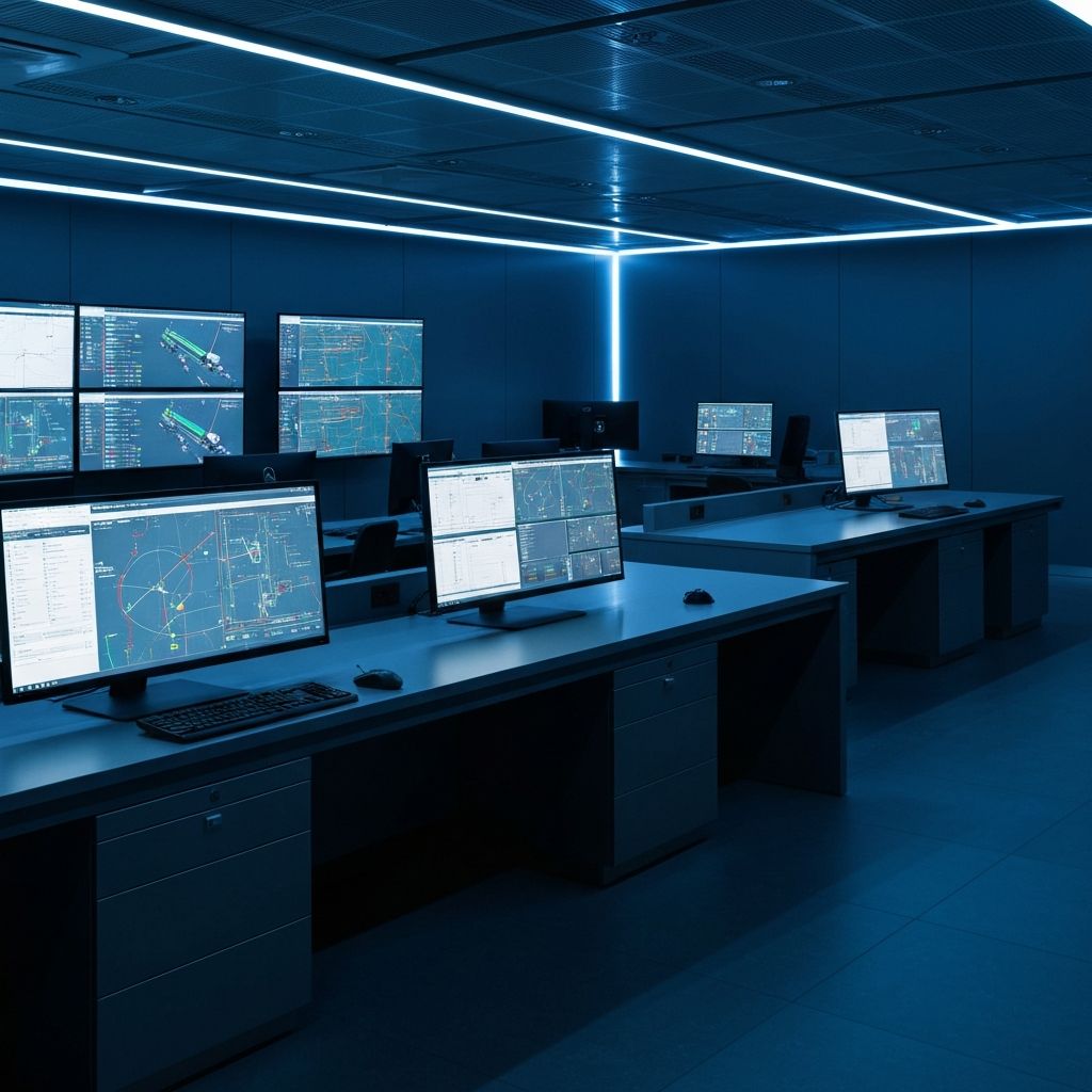 Centro de tecnologia da Autobem VSP com monitoramento de frota